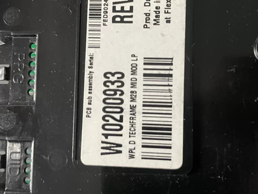 Whirlpool W10294831 PS2373320 W10206049 Dryer Control Board AZ9430 | WMV62