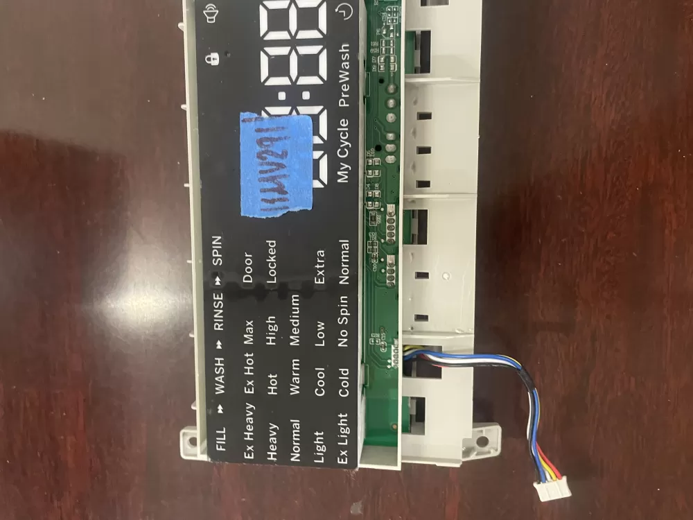 GE DRYER USER INTERFACE BOARD PART # WE22X28761 AZ30227 | KMV291