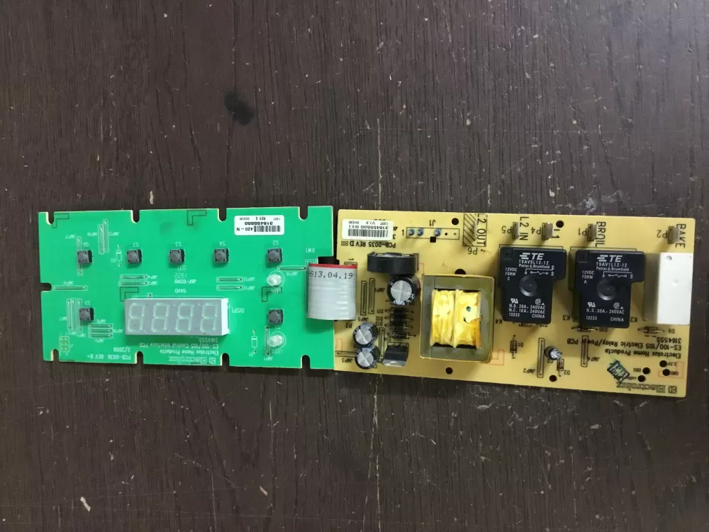 Frigidaire  Electrolux  Kenmore 316455500 PCB-0035 Oven Control Board