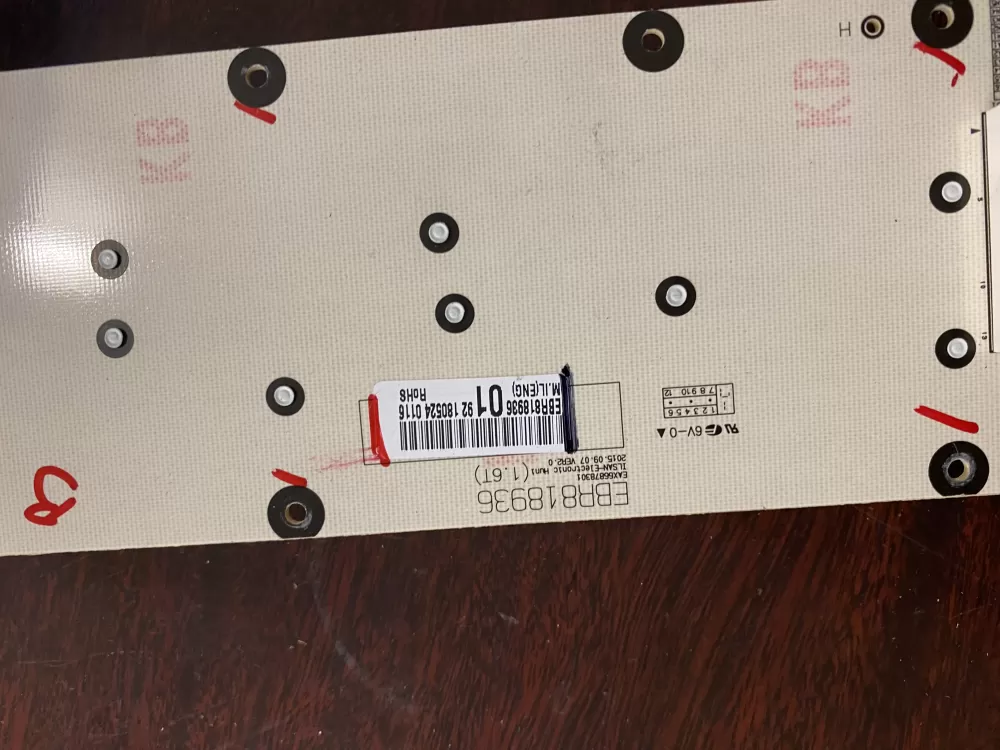 LG Kenmore EBR81893601 Refrigerator Control Board Dispenser AZ35410 | BK1115