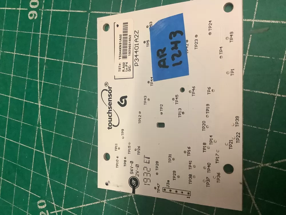 Whirlpool Washer YS344KNB1A02 P34401A2Z LED Touch Sensor AZ205541 | AR1243