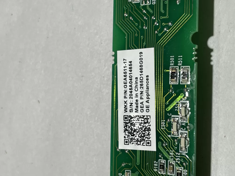GE 265D1468G019 Dishwasher Control Board User Interface AZ122686 | Wm2246
