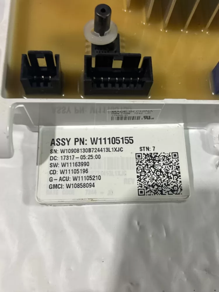 W11030478 Whirlpool Washer Board - Control