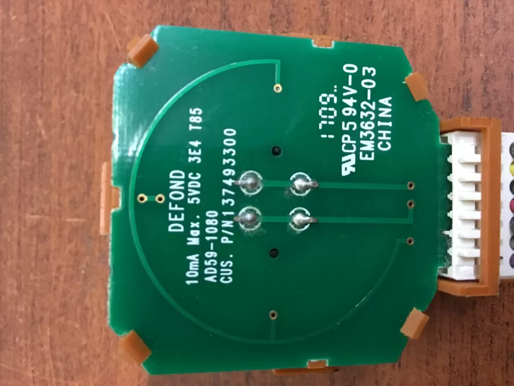  Frigidaire 137493300 Washer Control Board Selector Switch AZ34377 | NR1699