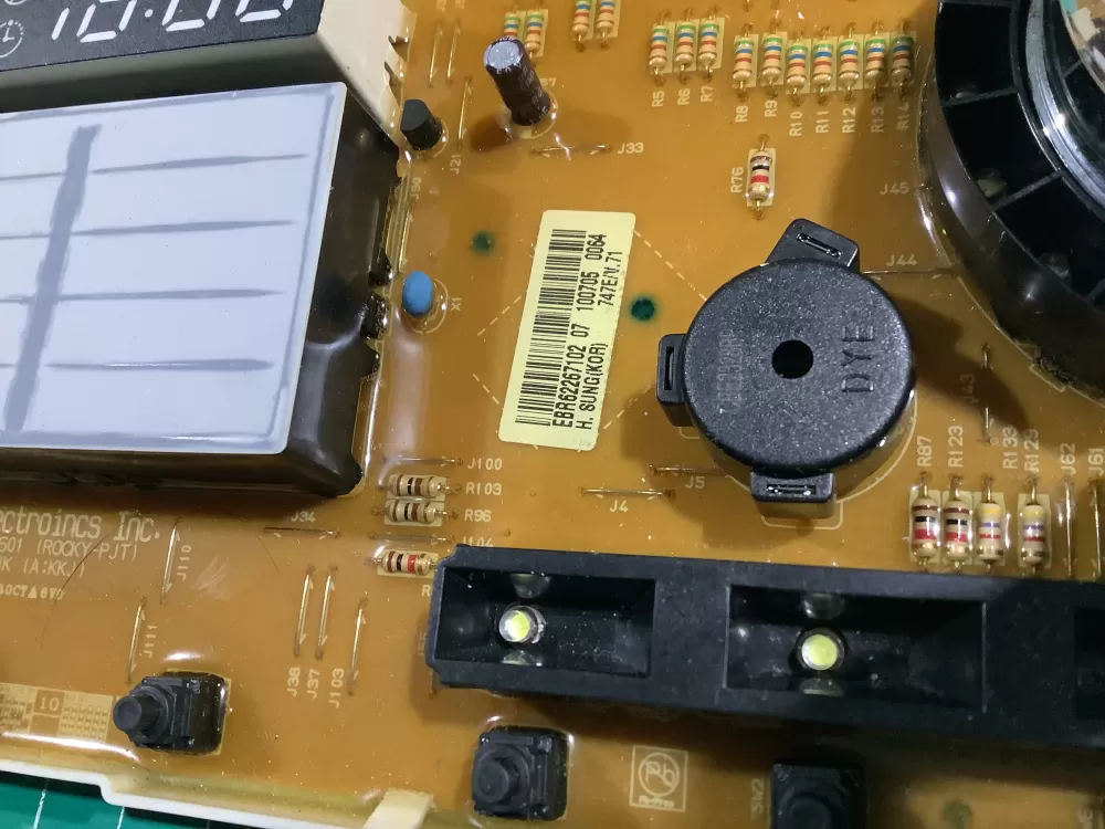 LG EBR62267105 EBR62267102 EAX60993601 Washer Control Board AZ141606 | NRV566