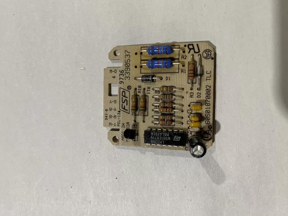 Whirlpool  KitchenAid  Kenmore  Maytag WPW10476828  AP6022061  8558178  3020655  3390537R  8558178R  PS11755390  60S01870003 Dryer Moisture Sensor Control Board