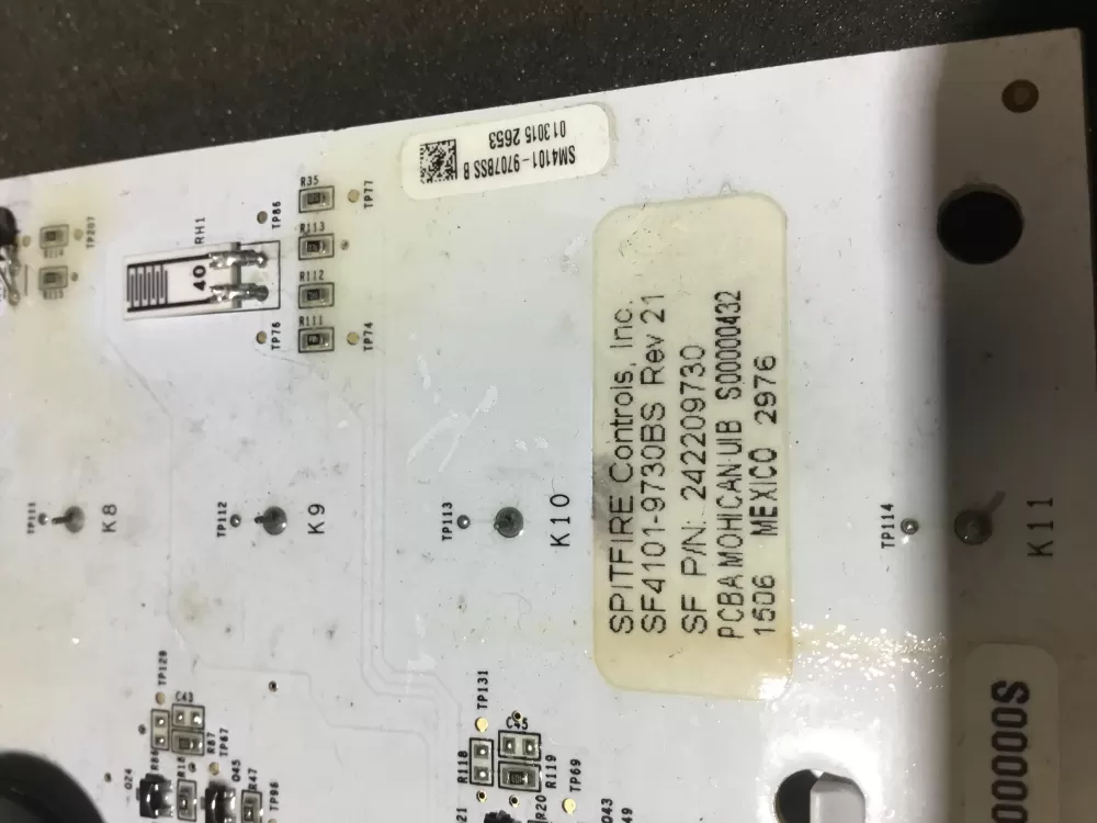 Frigidaire AP6285796 Refrigerator Control Board Display AZ76622 | NR2055