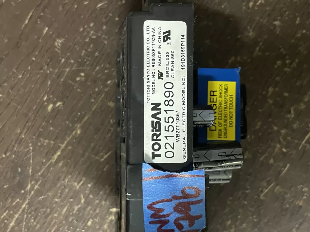 GE WB27T10357 191D3159P114 Range Oven Control Board AZ48546 | Wm1796