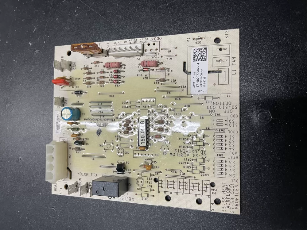 Rheem Air Handler Control Board 47-102077-02-04 156-9735 150-0948  AZ897 | Wm591