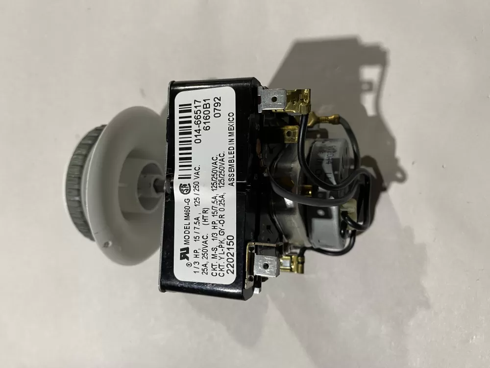 Whirlpool 220150  WP37001240  2202150  37001240  1185662  AP4047639  PS2039567  EAP2039567 Dryer Timer |