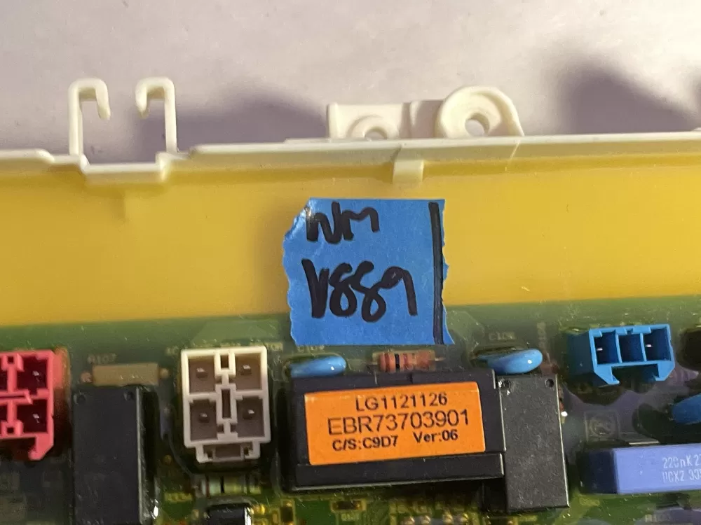 LG EBR73703901 Dryer Control And Display Board Assembly AZ197140 | Wmv889