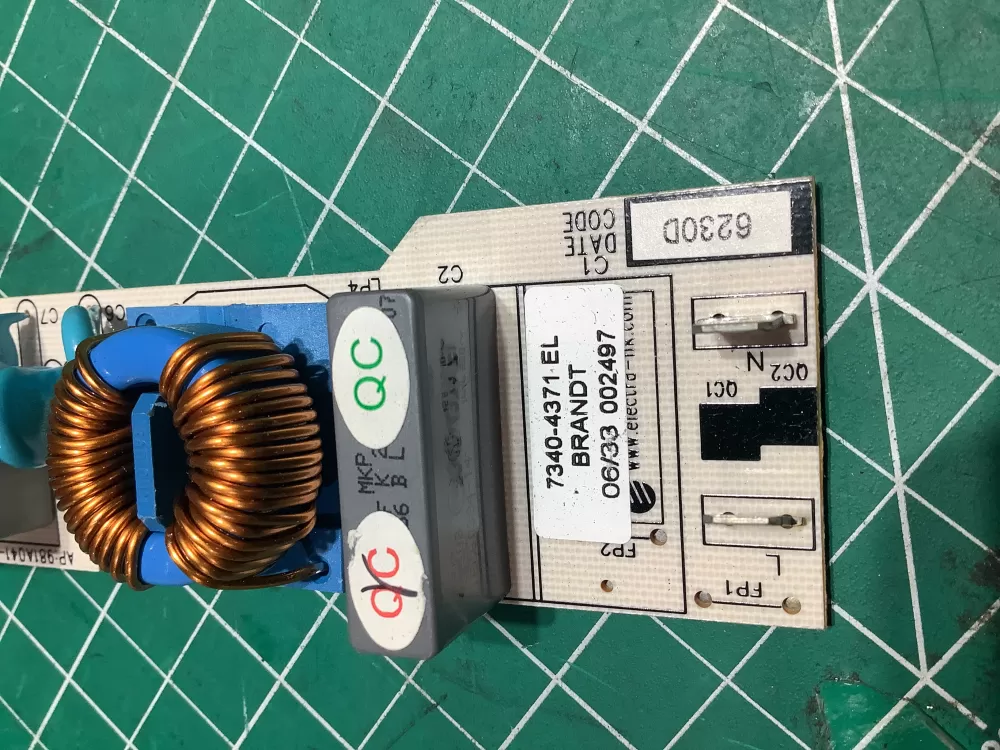 Fagor 7340-4371-EL   981A041-  7340-4371  002496  511-10520  0511-100 Cooktop Filter Card