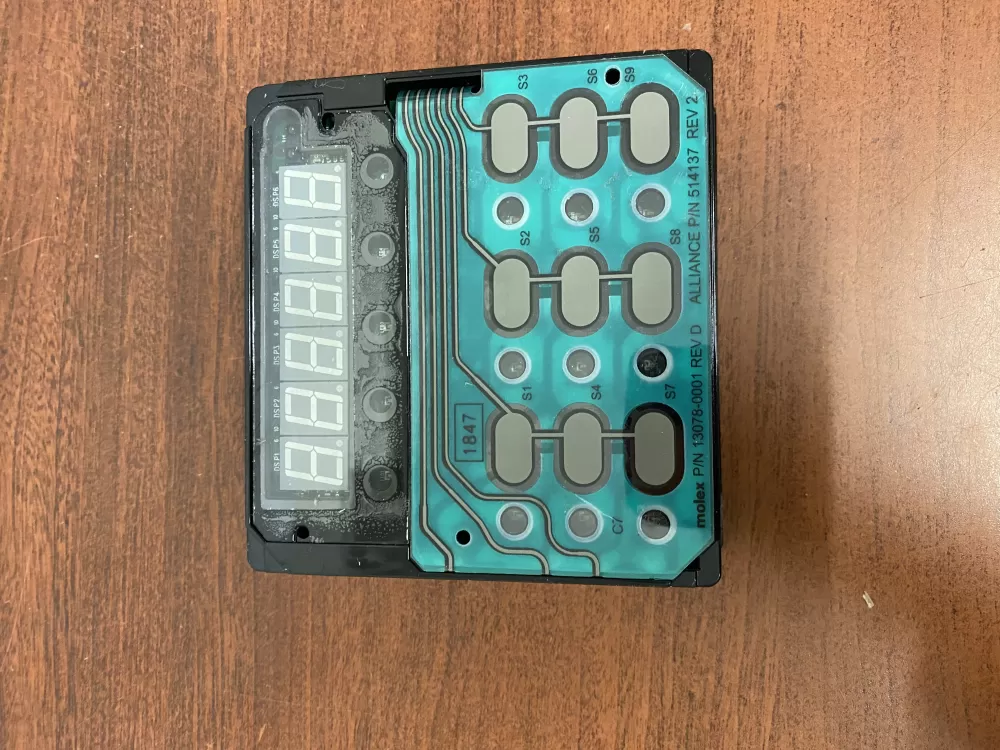 Speed Queen D515807 514137 Dryer UI Control Board AZ44429 | BK1760