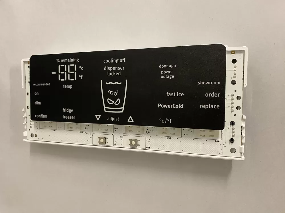 Whirlpool W10645650 WPW10645650 W10862814 Refrigerator Control Board Panel