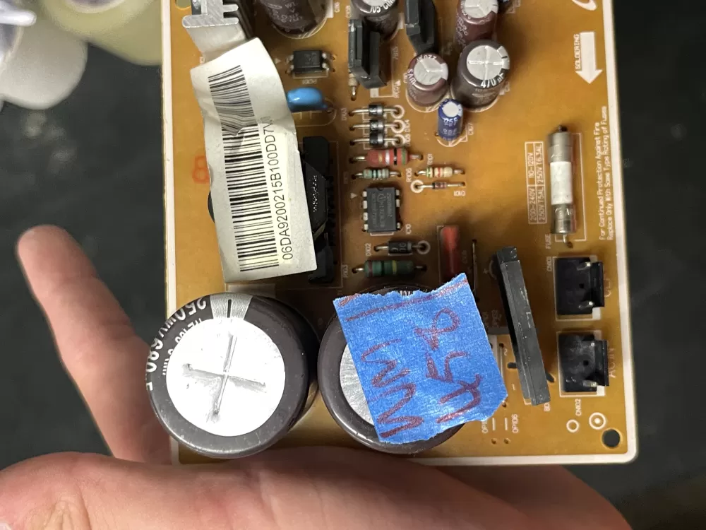 Samsung DA92-00268A Refrigerator Inverter Control Board AZ37278 | Wm458