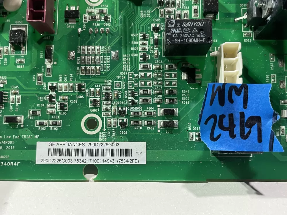 GE WH22X32357 290D2226G003 WH18X28174 Washer Control Board AZ143978 | Wm2419