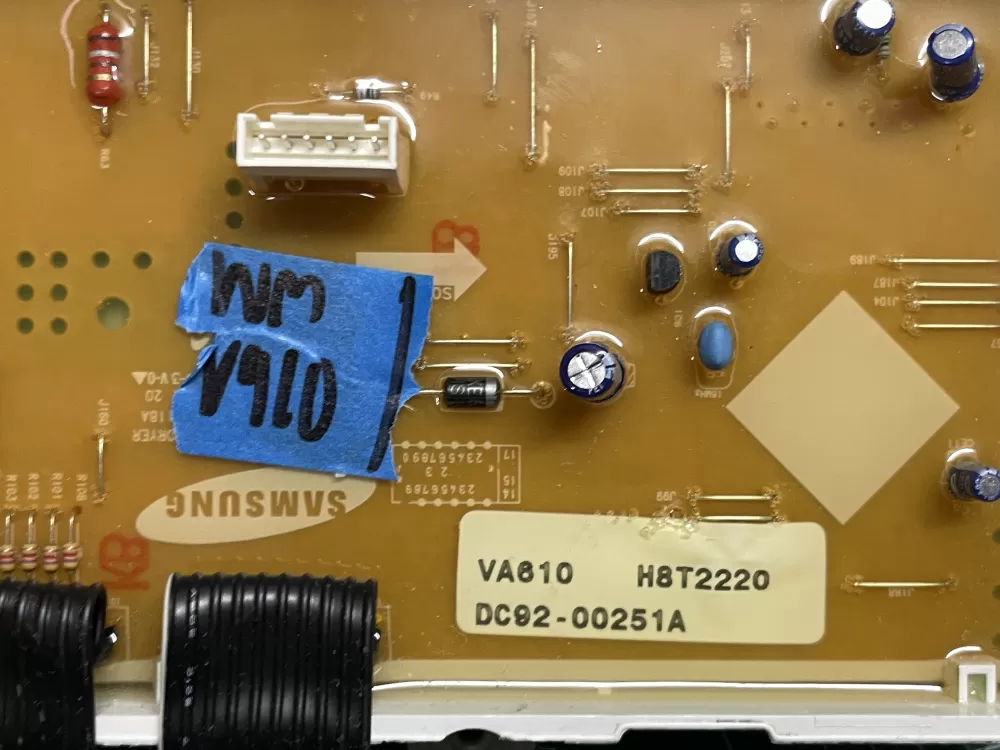 GE Samsung DC92-00251A Dryer Control Board AZ204428 | Wmv910