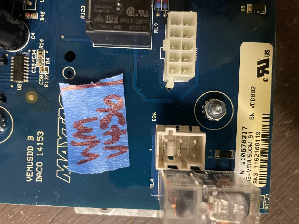 Whirlpool Maytag W10678217 W10678221 Dryer Control Board AZ44474 | WmV436