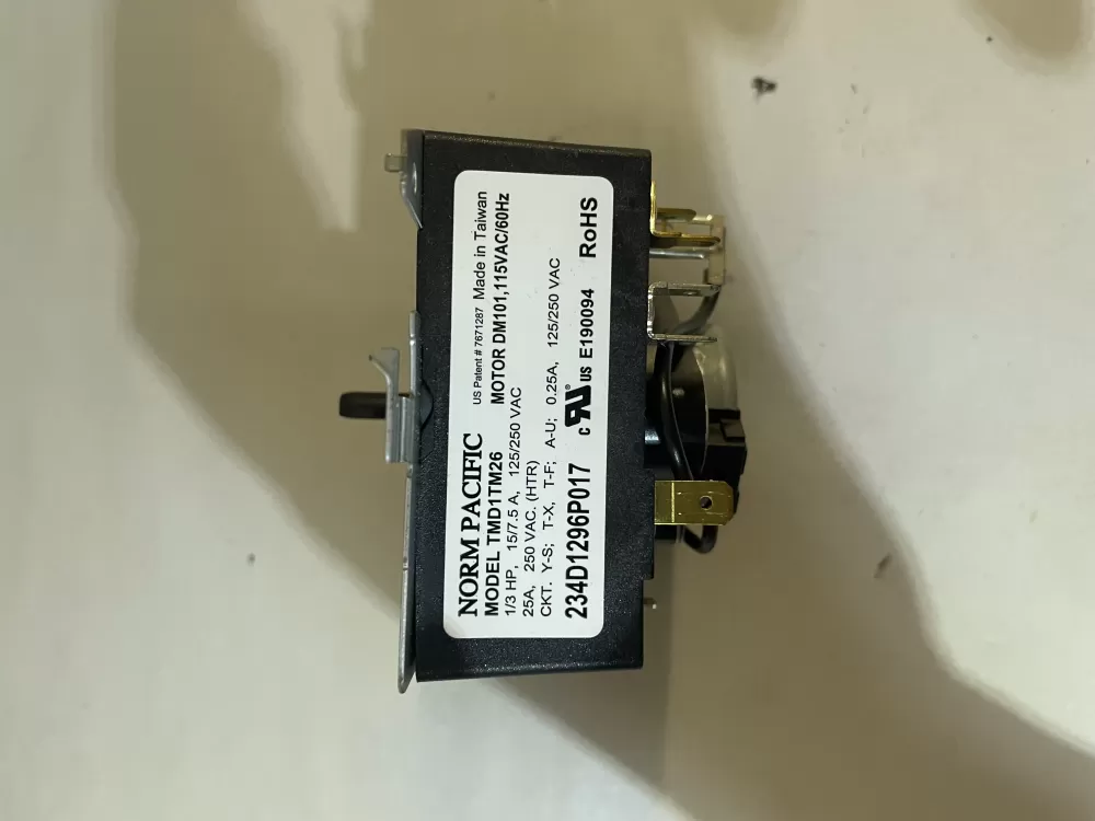 Kenmore  General Electric WE4M521 WE04X22654 PS11721520 234D1296P017 Dryer Timer