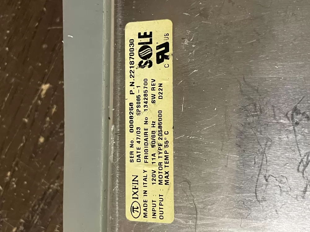 Frigidaire 134285700 Motor control board AZ59867 | Wmv476