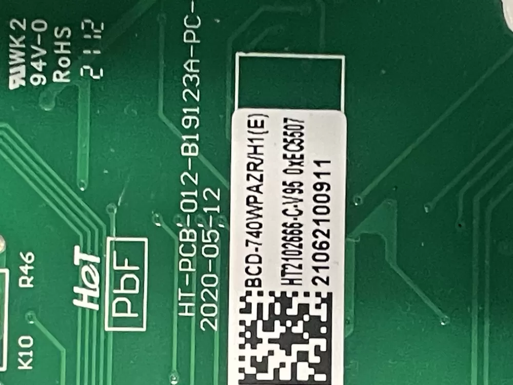 Hisense Refrigerator Control Board HT2102666-C-V96 AZ15274 | 773