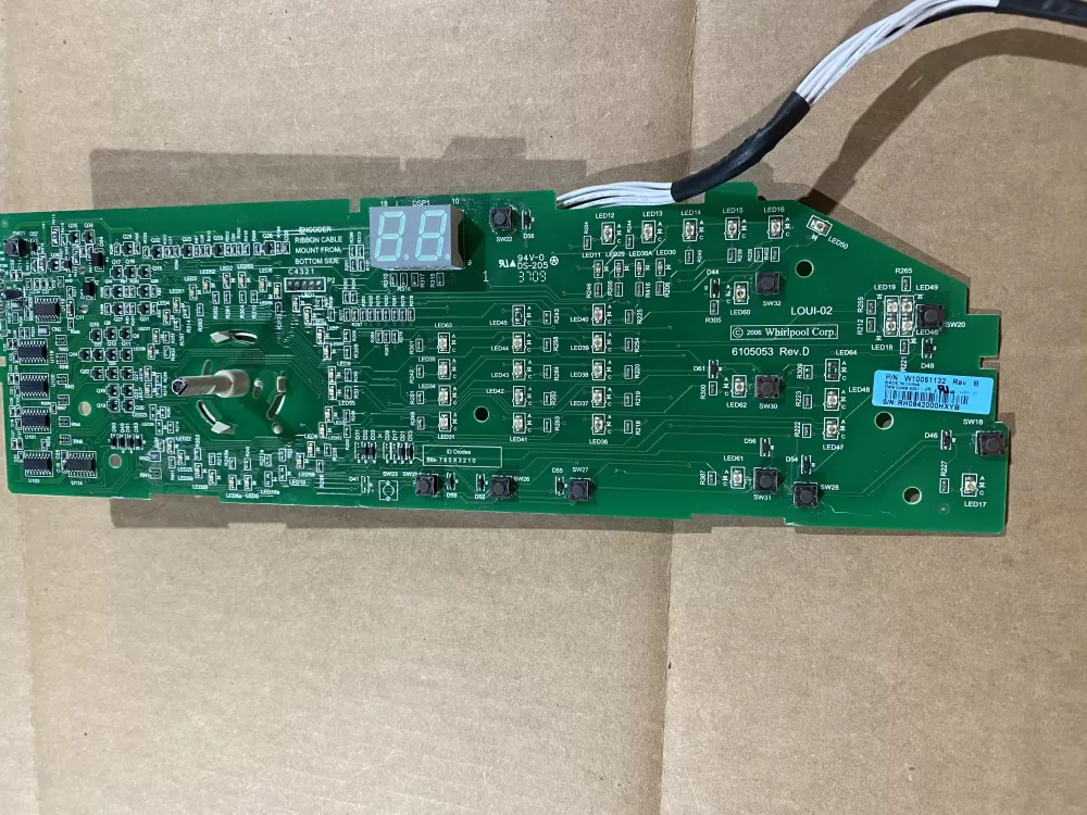 Whirlpool W10051132 W10051134 WPW10051132 Washer Control Board AZ58558 | BK2012