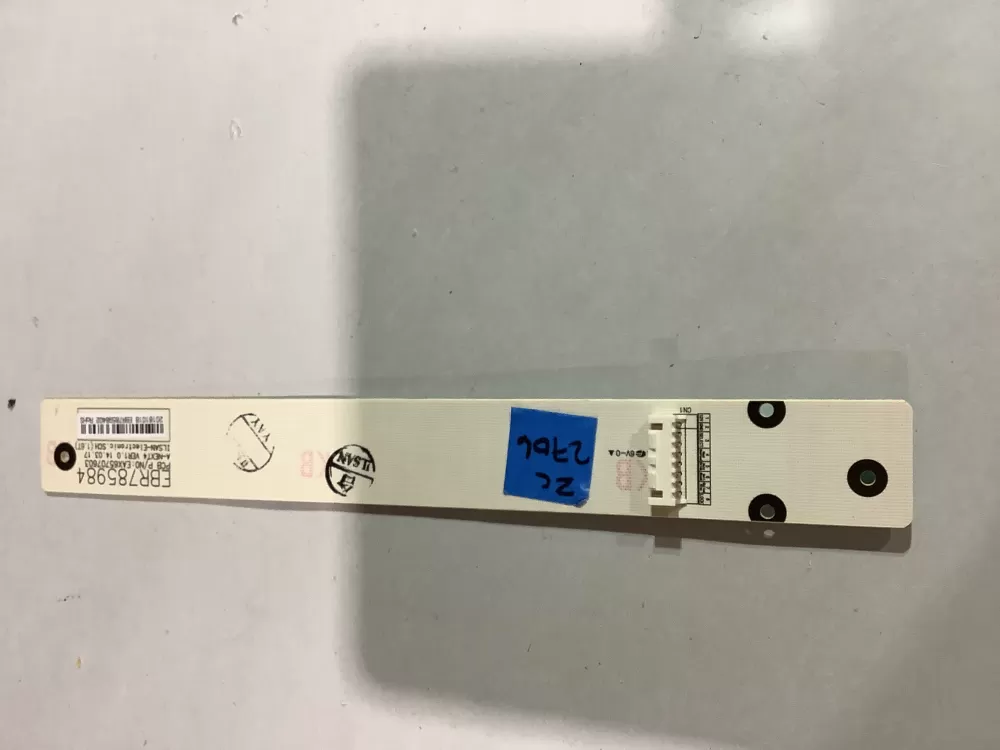 LG REFRIGERATOR CONTROL/DISPLAY BOARD PART # EBR78598402 AZ183649 | ZC2706