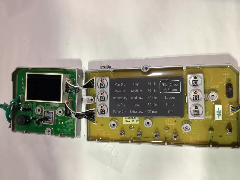 Samsung DC92-00127A Dryer Control Board