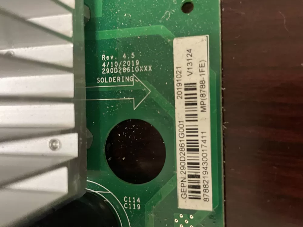 GE 290D2861G001 WH22X29049 Washer Control Board AZ96950 | Wm2021