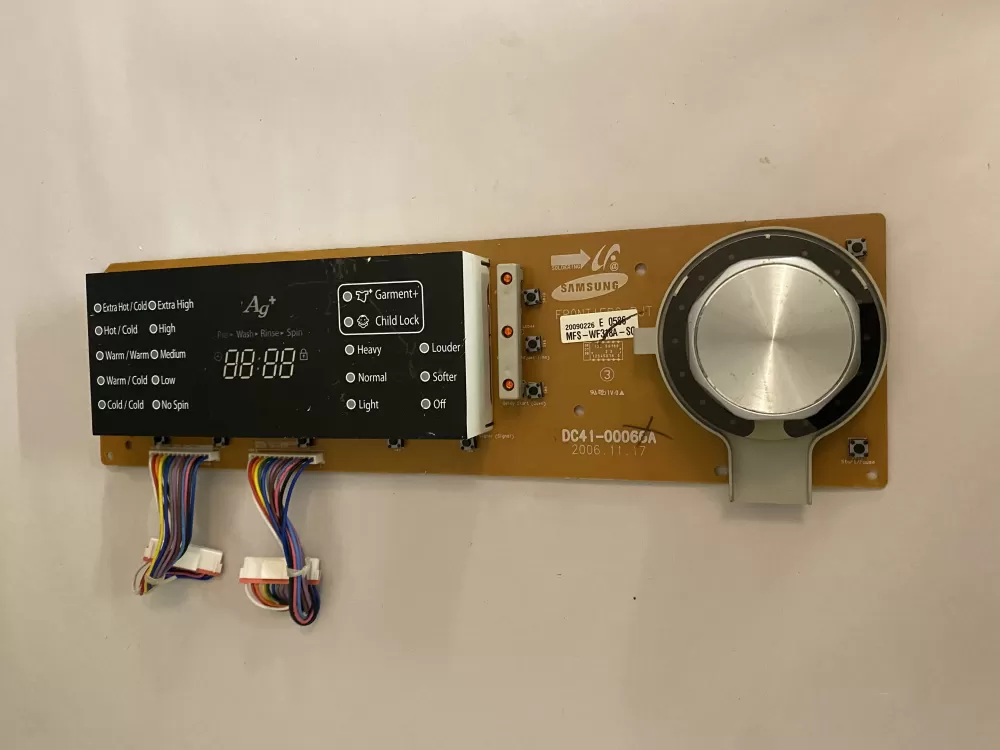 Samsung  LG  Maytag MFS-WF206L-S0  MFS-WF318A-T0  DC41-00052A  DC41-00066A  MFS-WF327L-T0  DC92-00124A Washer Control Board