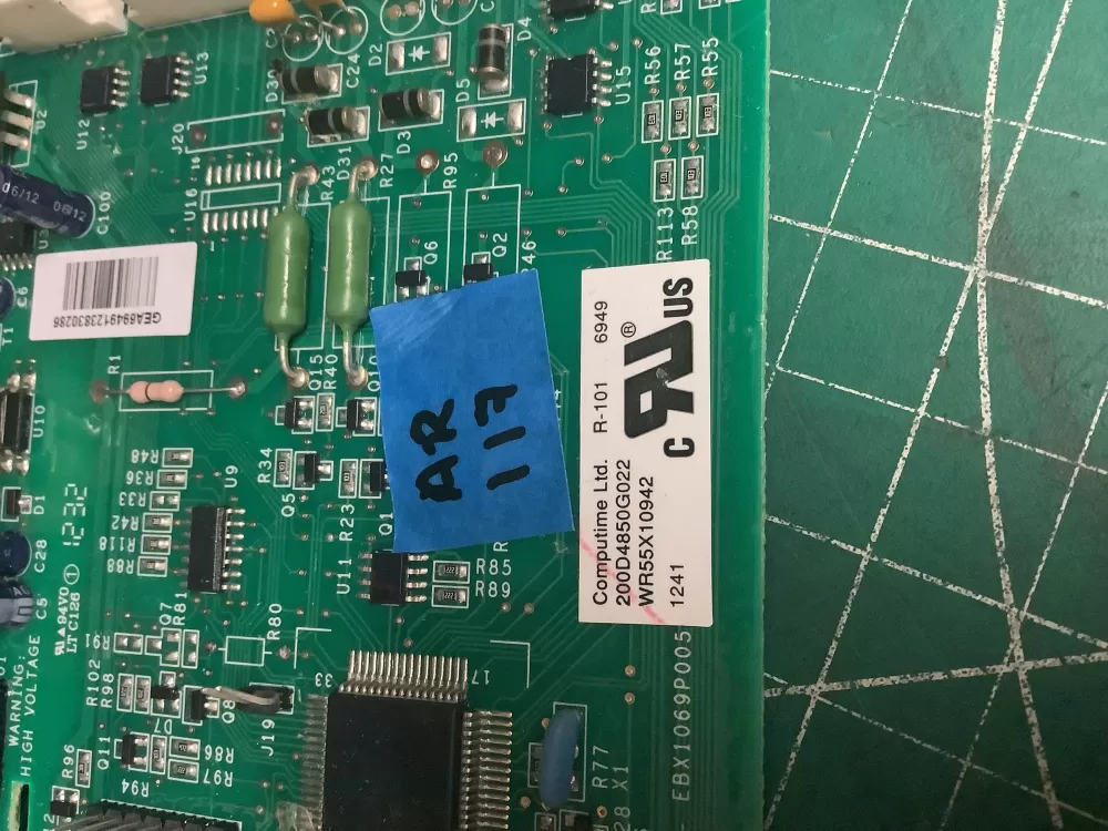 GE 200D6221G028 EBX1110P002 Refrigerator Control Board AZ197773 | AR117