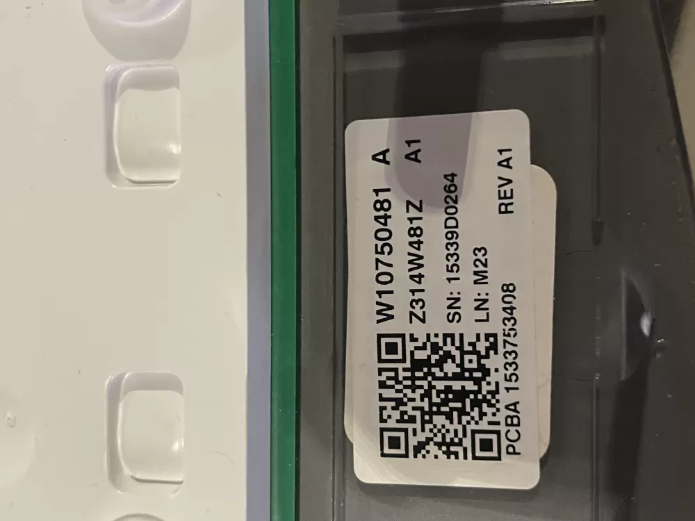 Whirlpool W10433090 W10750481 W10814583 Washer Control Panel AZ25077 | WMV341