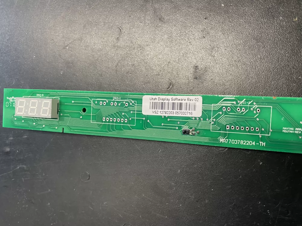 Maytag W10207861 Refrigerator Control Board Temperature Display AZ23270 | BK954