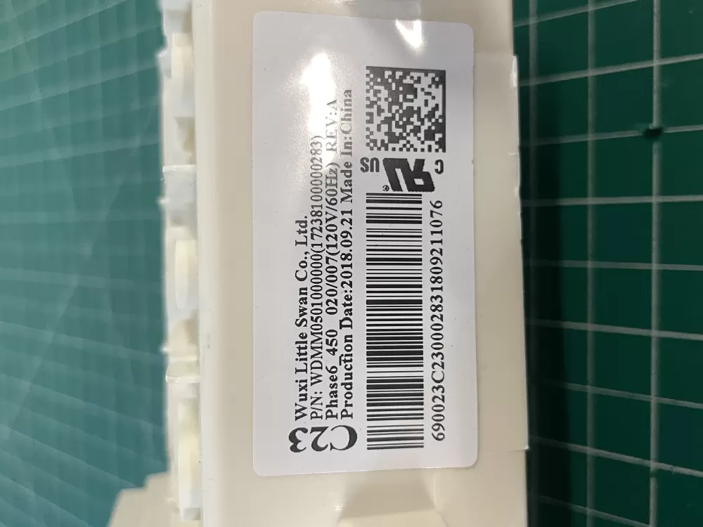 GE WH12X27293 17238100000283 Washer Control Board AZ206956 | Wmv917