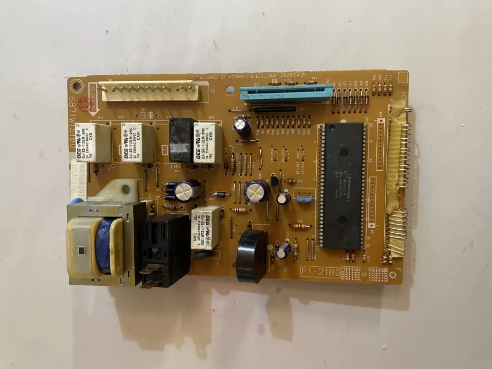 GE 6871W1S180B Microwave Control Board AZ159242 | KM1066