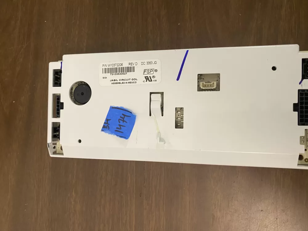 Whirlpool W10254282 Refrigerator Dispenser Control Board AZ88701 | BK1474