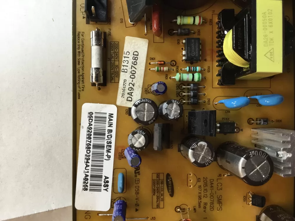 Samsung DA92 00768D Refrigerator Control Board Inverter AZ98223 | 2029
