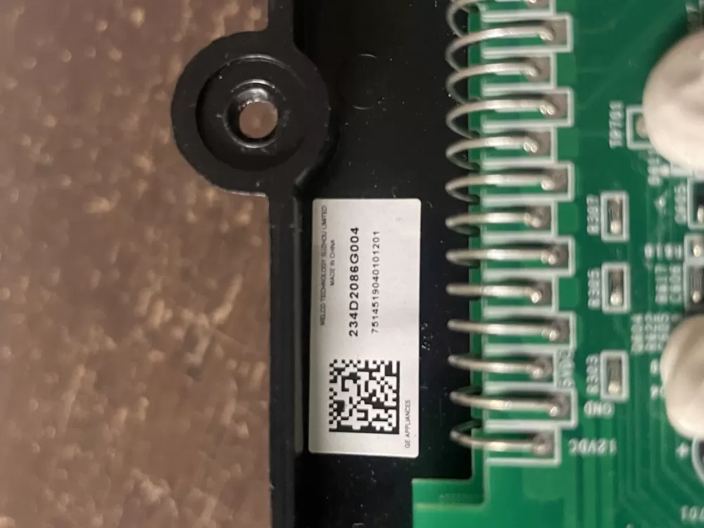 GE 234D2086G004 Dryer Control Board Interface AZ41916 | Wmv415