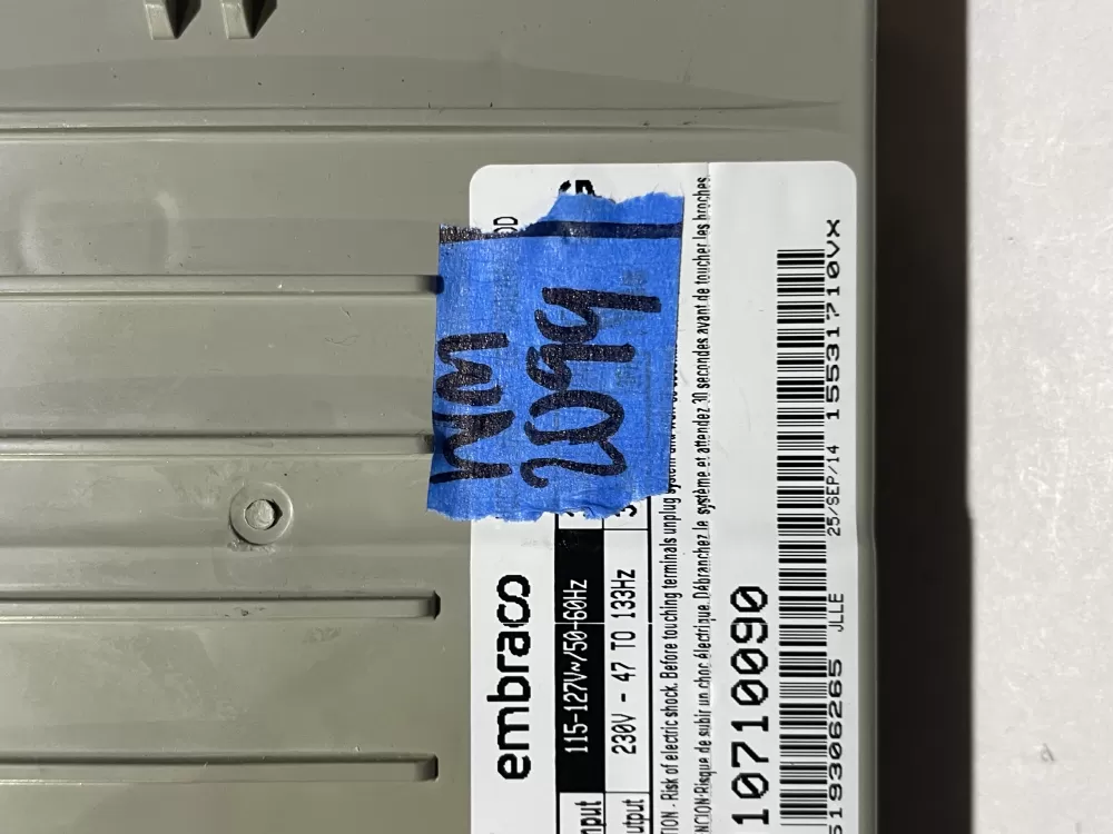 Kenmore W11087200 Refrigerator Control Board Inverter AZ132101 | Wm2099