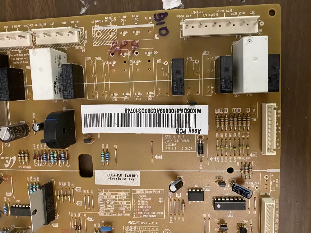Samsung AP4909012 DA92-00055A Refrigerator Control Board AZ56200 | BK1952