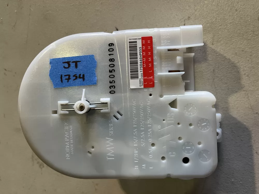 GE 175D6604P055 WH45X22698 Washer Timer AZ43855 | 1754