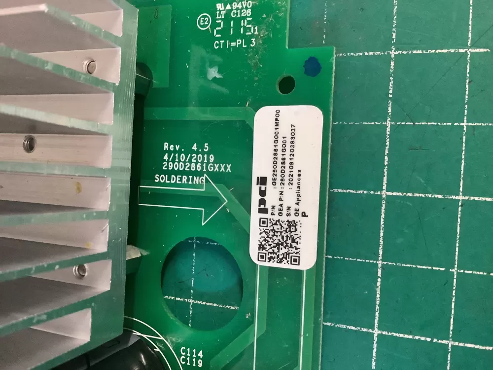 GE 290D2861G001 WH22X29049 Washer Control Board AZ225872 | NR336