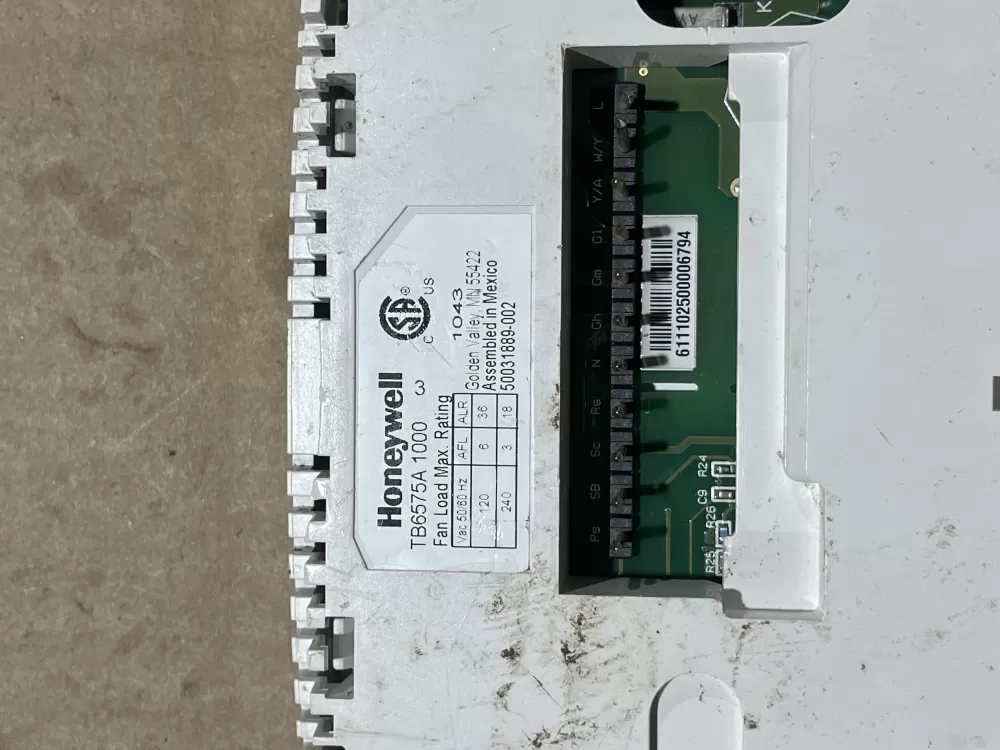 honeywell thermostat   TB6575A 1000 AZ73502 | KM1576