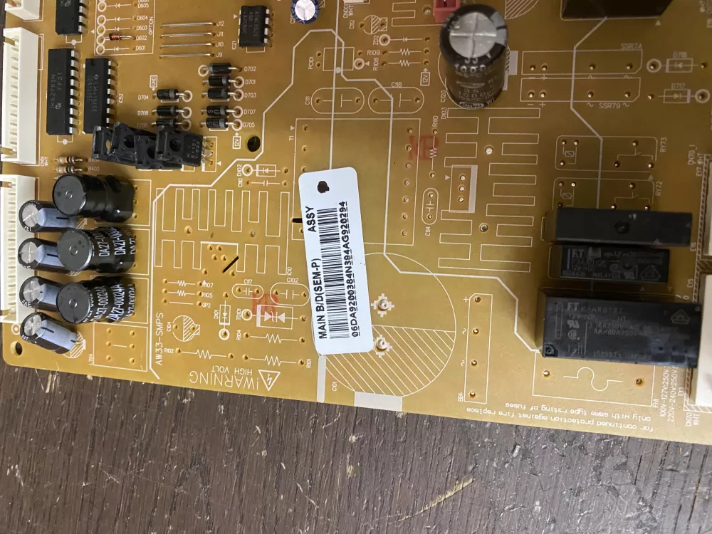 Samsung DA92 00384N Refrigerator Control Board AZ52527 | BK1870