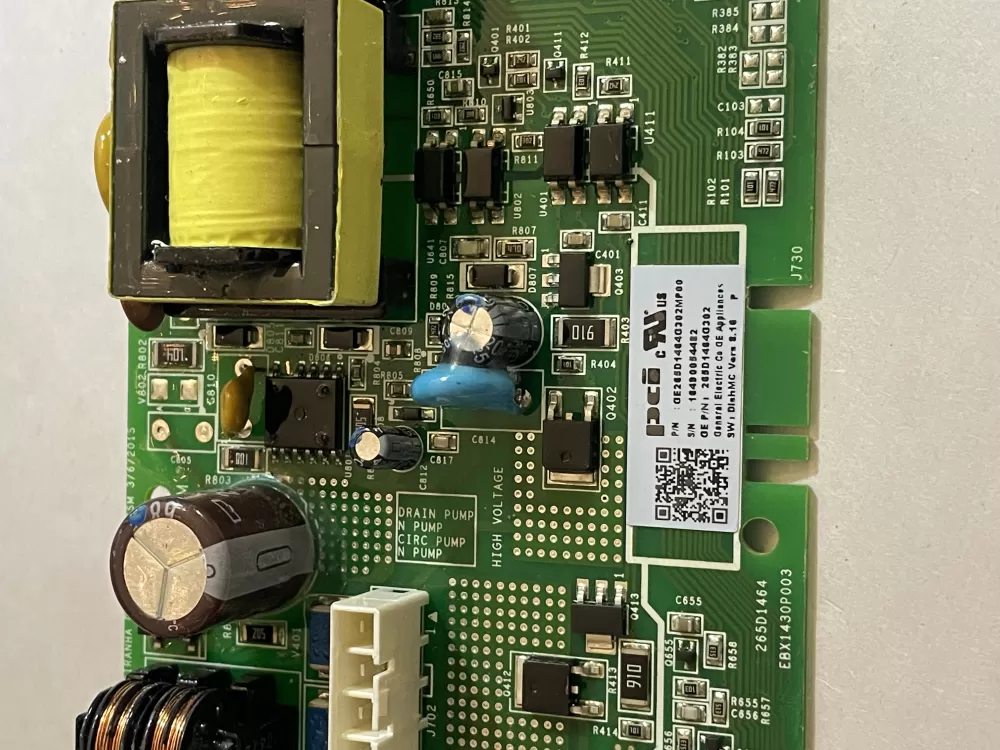 GE 265D1464G302 Dishwasher Control Board AZ150167 | KMV684
