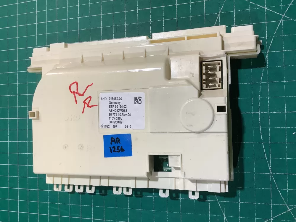 OEM Asko Viking Dishwasher DW20.3 main control board 445820 AZ227735 | AR1256