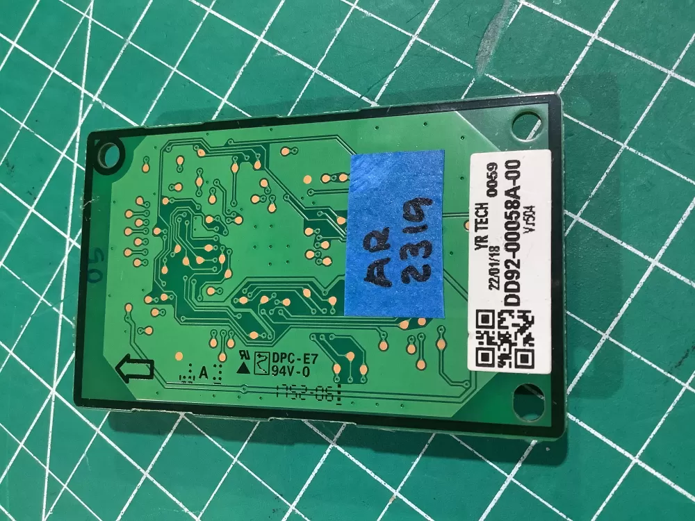 Samsung DD92-00058A Dishwasher Control Board AZ232692 | AR2319