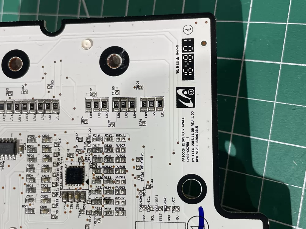 Samsung DA92-00758B Refrigerator Dispenser Display Module AZ190049 | Wm802