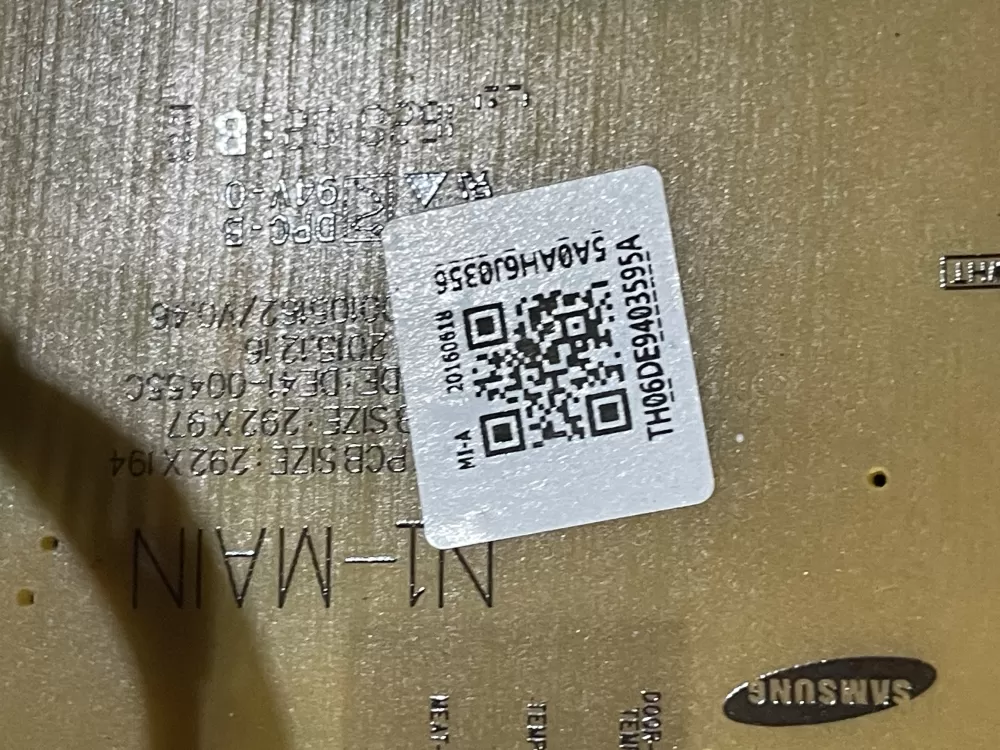 Samsung DE94-03595A Range Oven Control Board Display AZ97120 | Wmv25