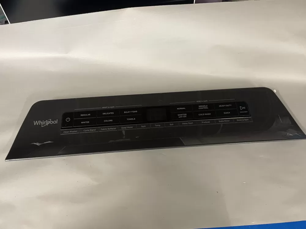 Whirlpool  W11112920  W11174237 W11112918W11112920  W11174237  W11112918 Washer Control Panel